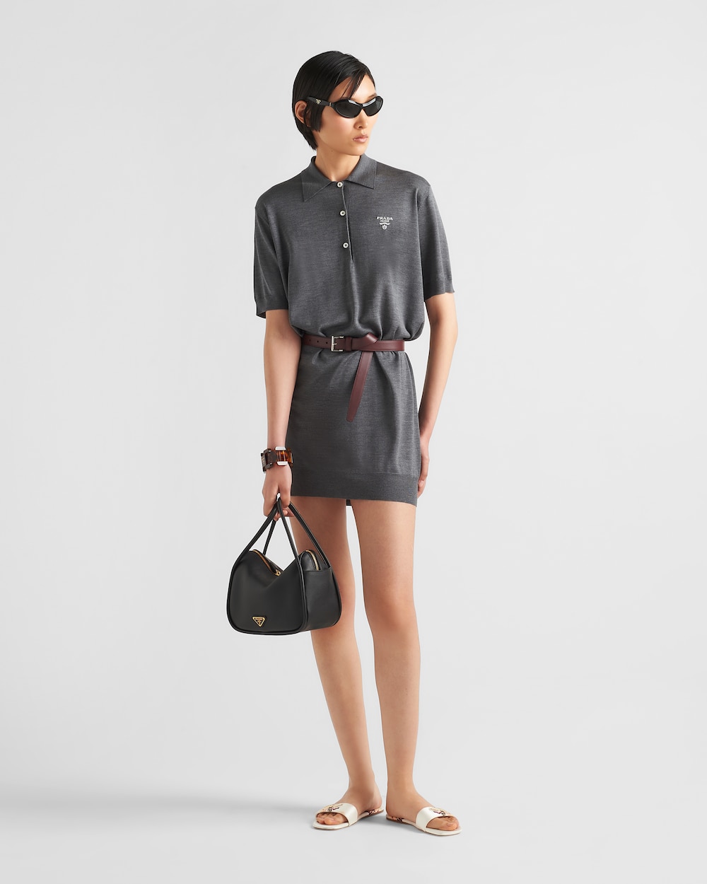 Prada Darling Leather Handbag - Image 6